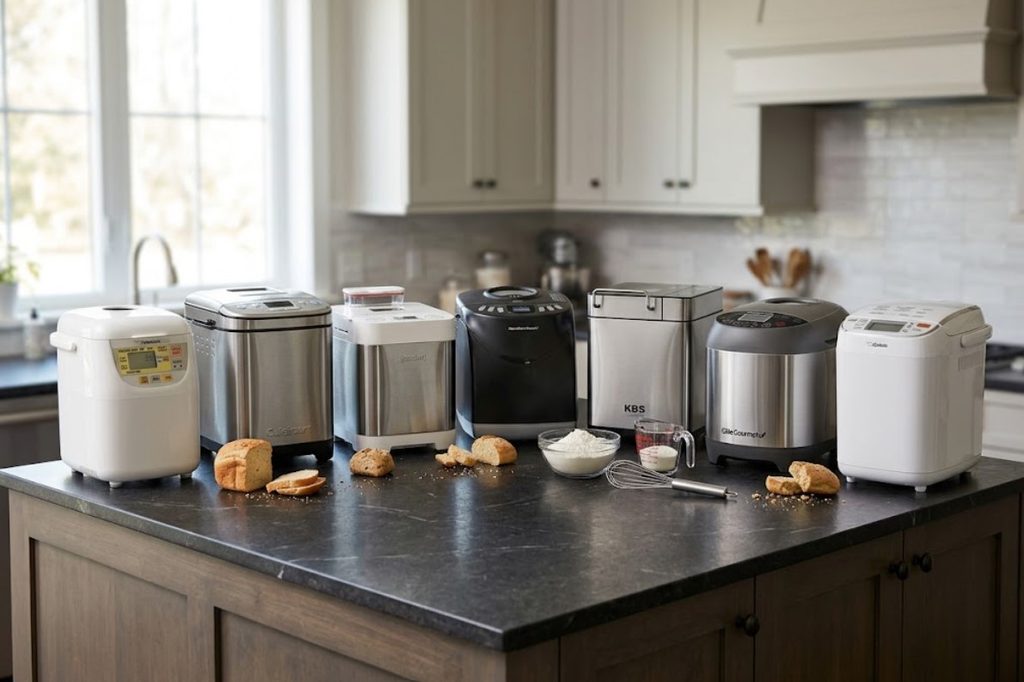 Seven compact bread makers compared for small kitchens