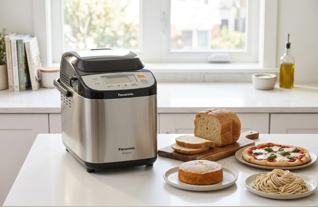 Panasonic SD-R2550 bread maker with gluten-free baking options