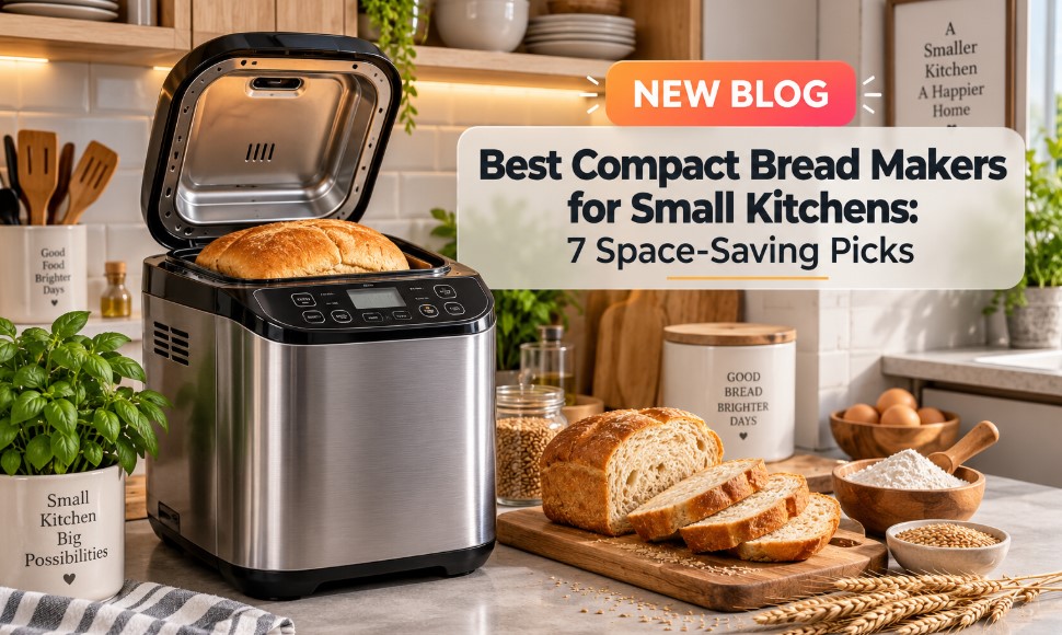 Best compact bread makers for small kitchens: 7 space-saving picks