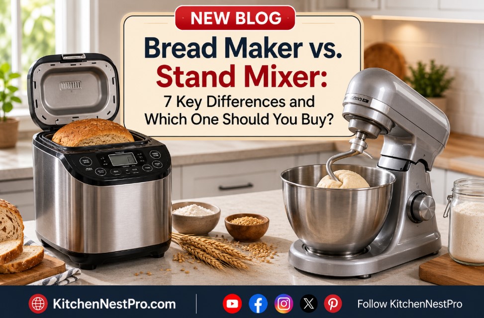 Bread Maker vs. Stand Mixer: 7 Key Differences and Which One Should You Buy?
